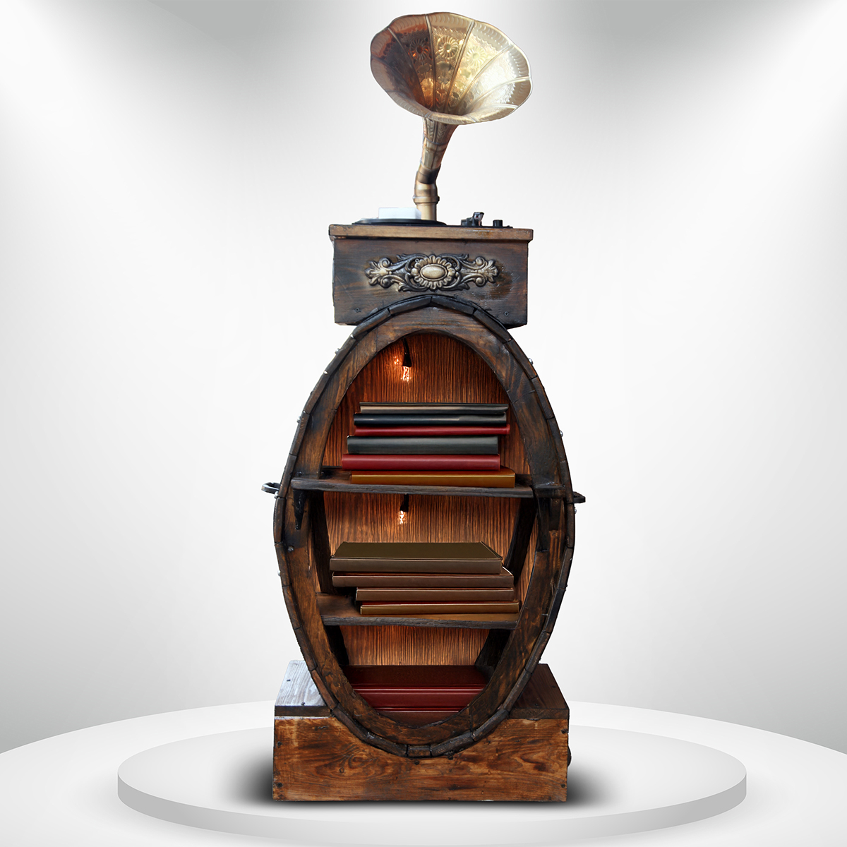 Gramofon Kitaplık