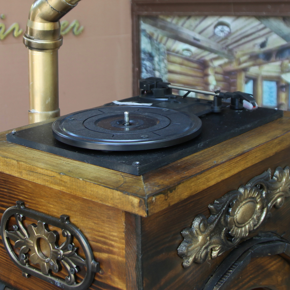 Gramofon Şaraplık
