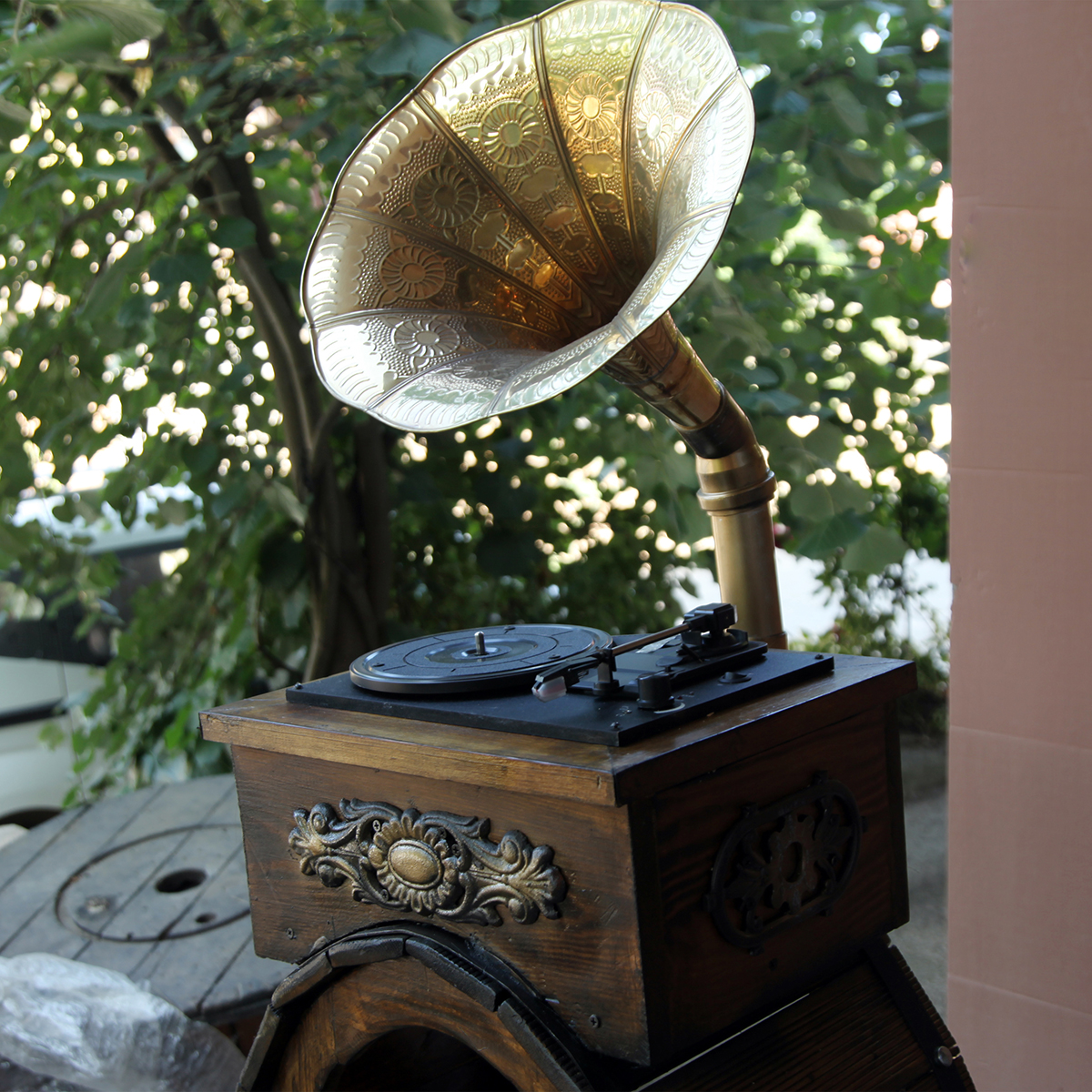Gramofon Şaraplık